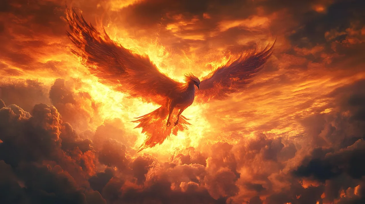 ai generated, phoenix, firebird, fantasy