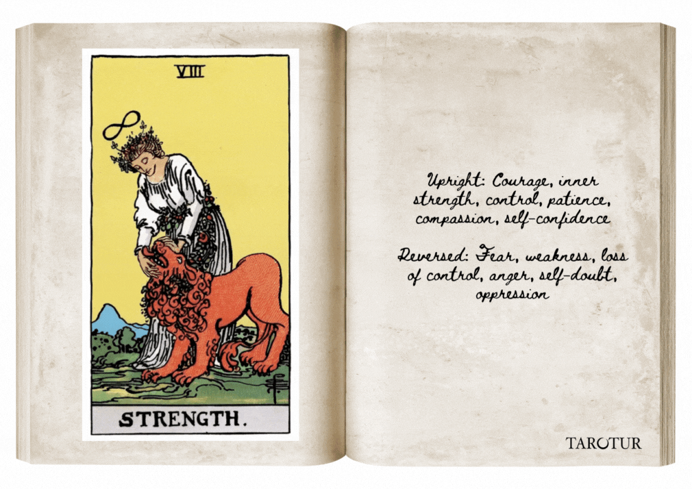 Güç Tarot Kartı: Cesaret, Şefkat ve İçsel Kuvvet