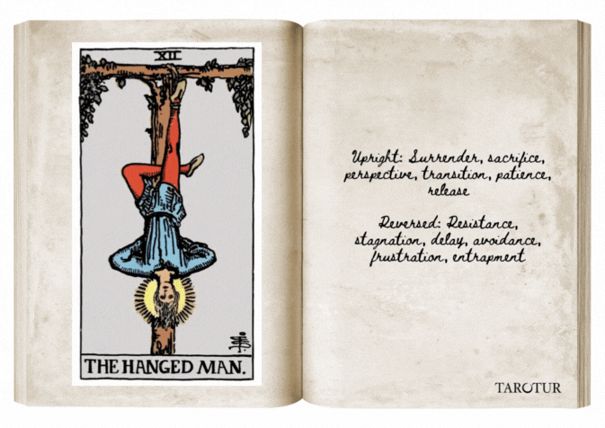 Asılan Adam Tarot Kartı Anlamı: Teslimiyet, Perspektif ve Derin Dönüşüm