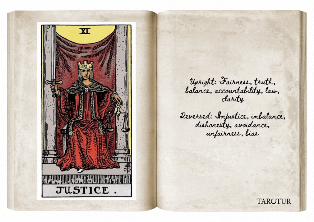Justice Tarot Card