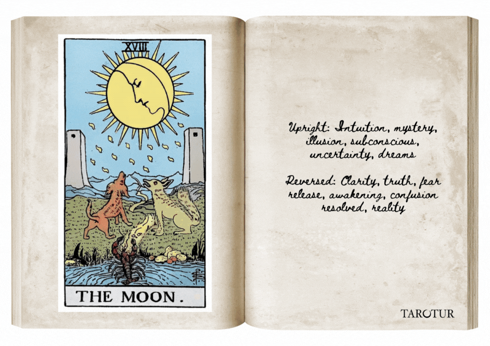 Moon Tarot Card